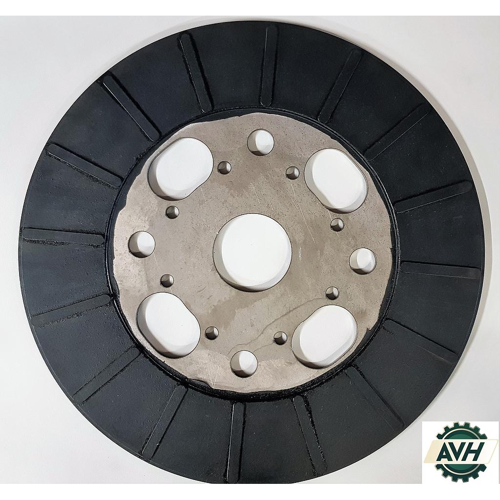 Clamping disc leveling device