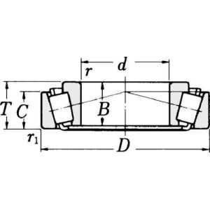 Kegellager 30206A